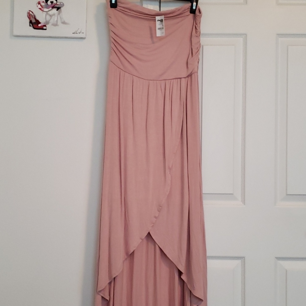 NWT pink high low dress